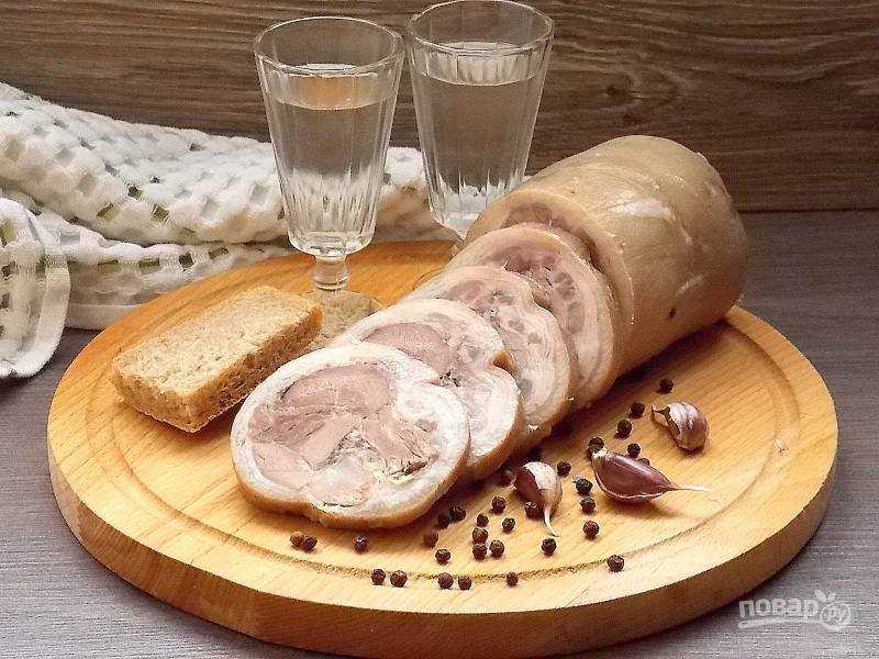 Рулет из свиной рульки с говядиной — рецепт для мультиварки