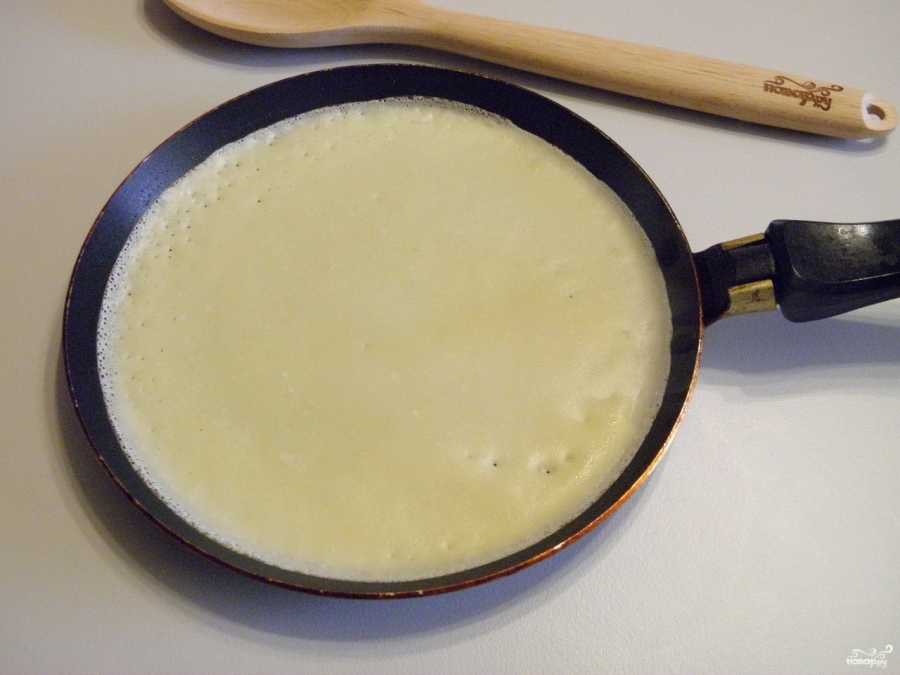 Заварное тесто для блинов на молоке