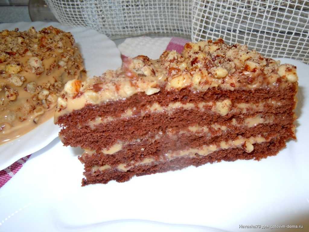 Торт монастырская изба с сгущенкой рецепт с фото - 1000.menu