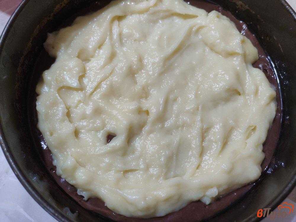 Торт вулкан. рецепт с пошаговым фото с заварным кремом, грецким орехом, клубникой