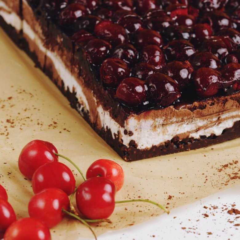 Муссовый торт вишня шоколад: пошаговый рецепт
