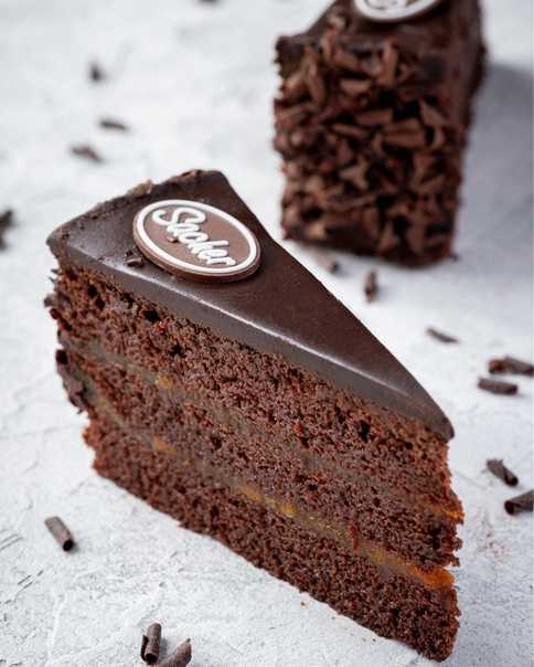 Шоколадный торт захер с абрикосовым джемом рецепт с фото - 1000.menu