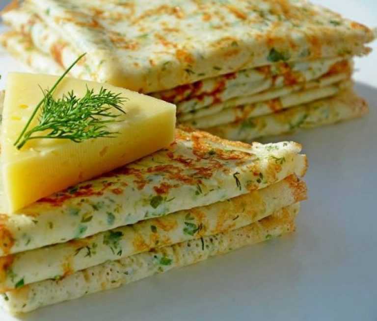 Сырные блины — просто, быстро и вкусно