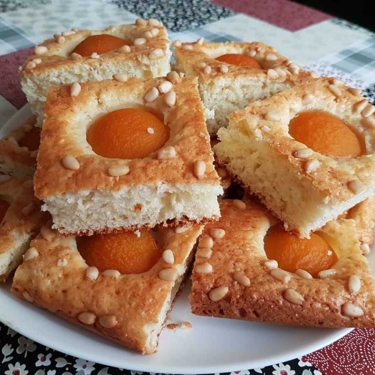 Творожный пирог с абрикосами: пошаговый рецепт с фото | меню недели