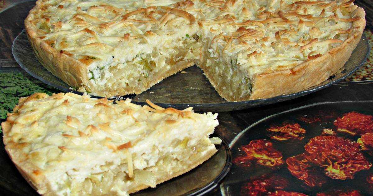 Осетинский пирог с картошкой и сыром - классический пошаговый рецепт