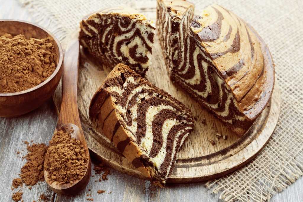 Пирог торт зебра: рецепты простые и не очень