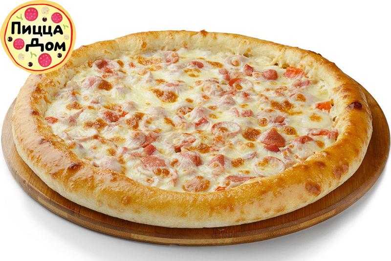Пицца на жидком простом тесте с сосисками на сковороде рецепт с фото пошагово и видео - 1000.menu