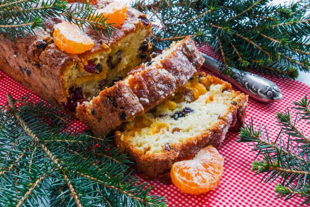 Рождественский кекс с орехами и сухофруктами пошаговый рецепт