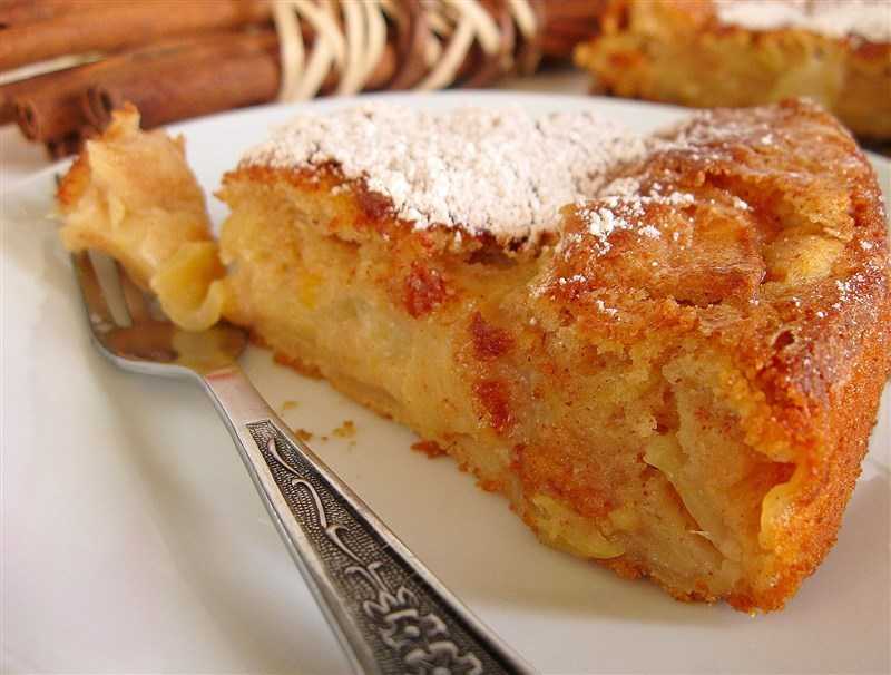 Насыпной пирог три стакана с яблоками рецепт с фото пошагово и видео - 1000.menu