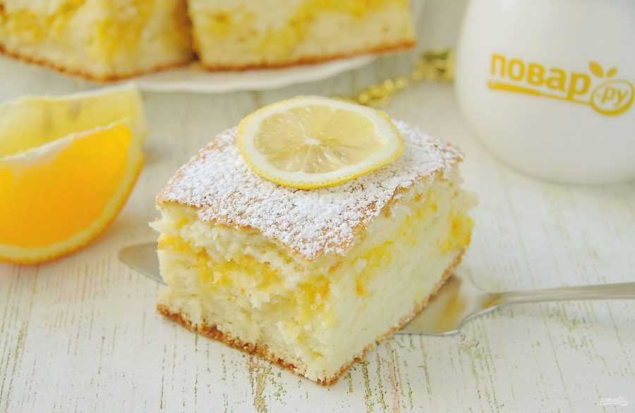 Торт лимонный с меренгой - ochenvkusno.com