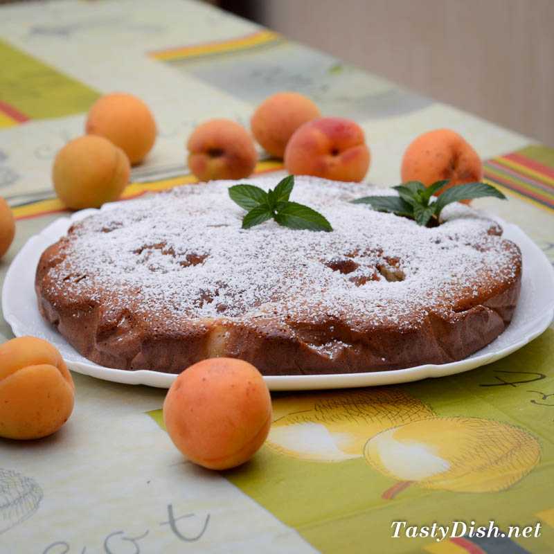 Пирог с абрикосами - рецепты заливного, песочного, творожного и слоеного пирога на скорую руку