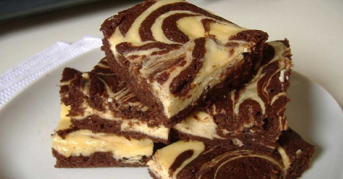 Шоколадно-творожный пирог - 10 пошаговых фото в рецепте
