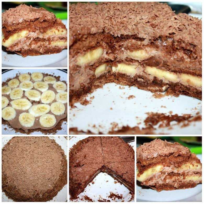 Торт из пряников без выпечки – 4 рецепта: со сгущенкой, сметаной, бананами
