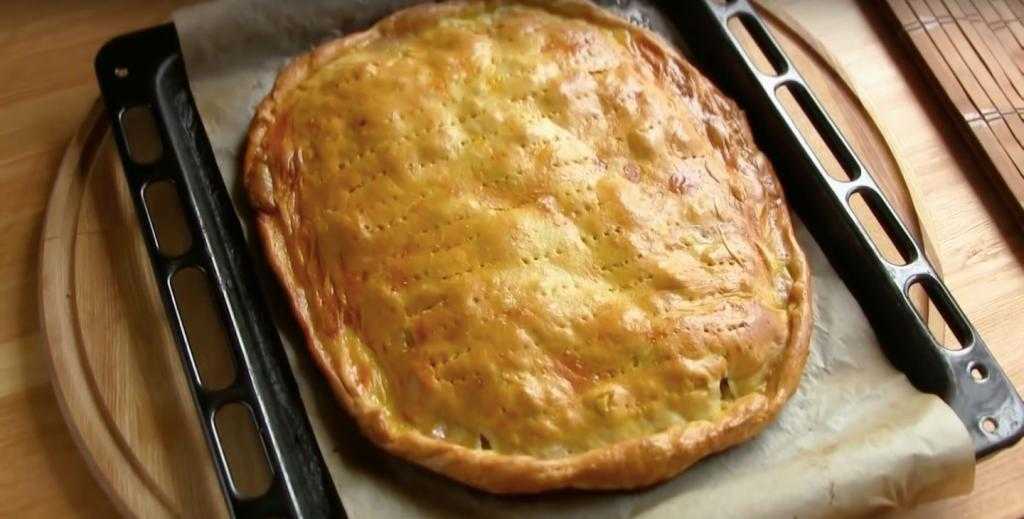 Картофельный пирог с фаршем в духовке