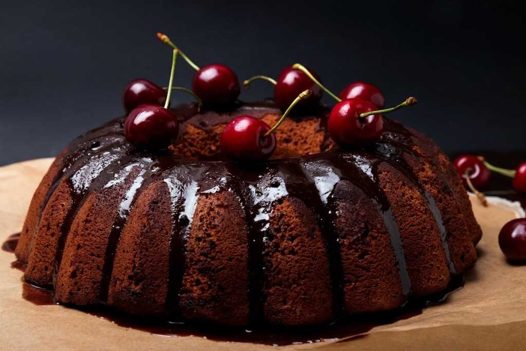 Шоколадный торт зимняя вишня трубочками рецепт с фото пошагово - 1000.menu