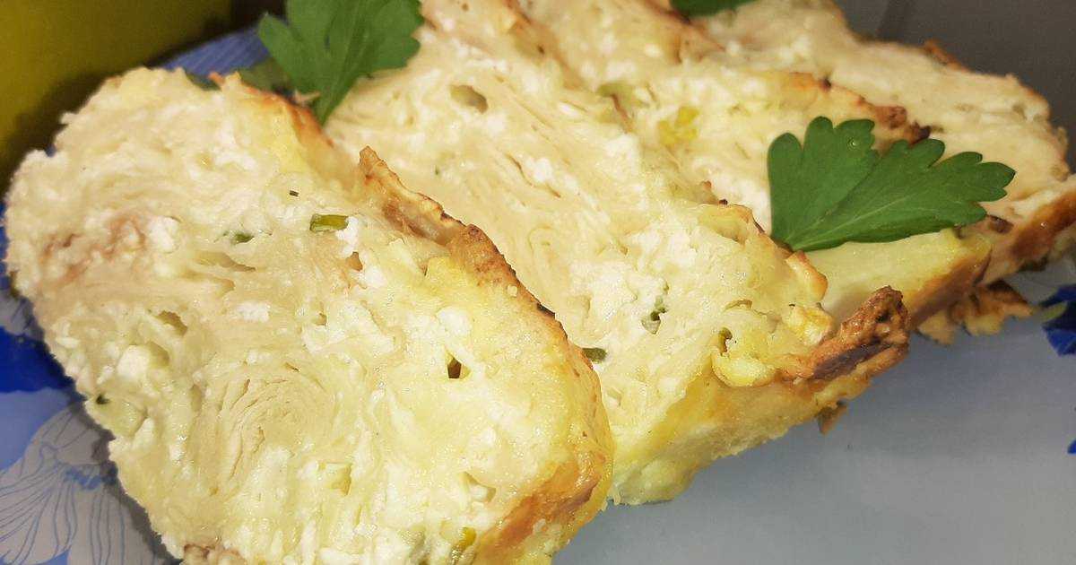 Пирог с творогом и сыром — пошаговый рецепт с фото
