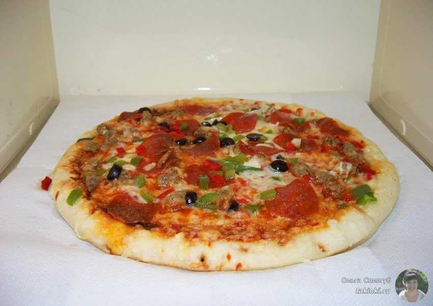 Секреты приготовления пиццы в микроволновке с грилем с фото для новичков