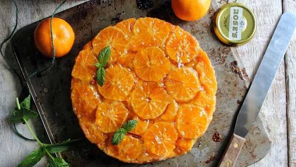 Пирог с мандаринами - 10 пошаговых рецептов с фото, шарлотка, заливной