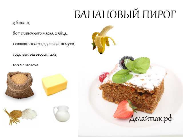Банановый бисквит - 7 домашних рецептов с фото пошагово