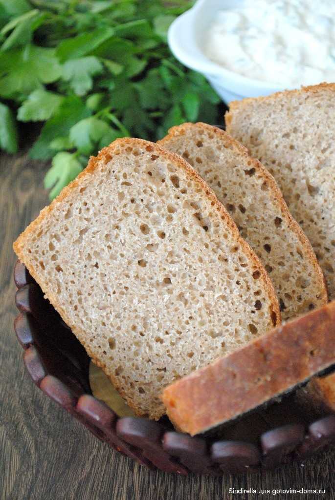 Бездрожжевой ржаной хлеб: рецепт пошаговый с фото