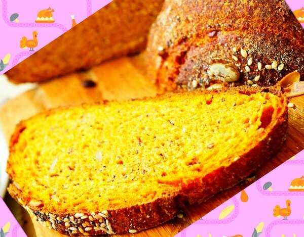 Сладкий тыквенный хлеб бездрожжевой рецепт с фото пошагово - 1000.menu