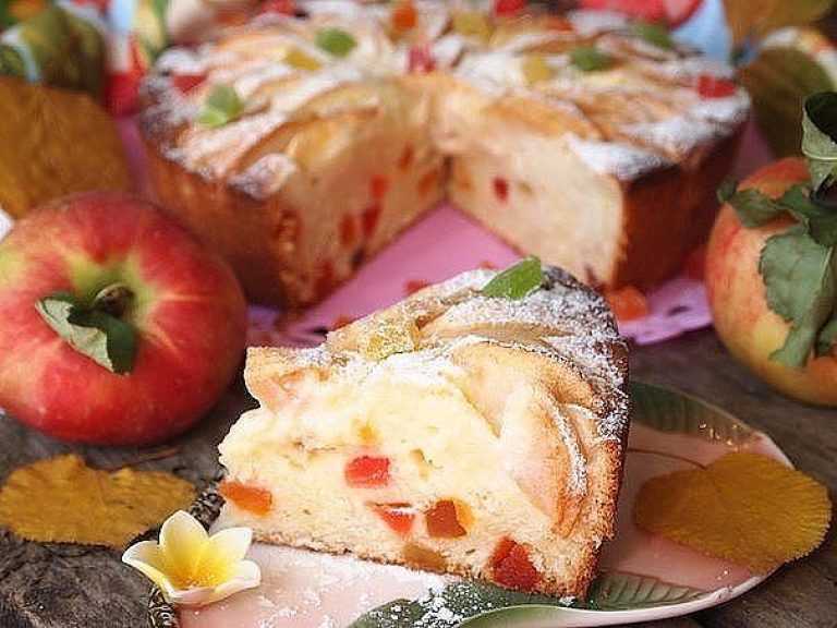 Цветаевский яблочный пирог со сметанной заливкой – рецепт с фото