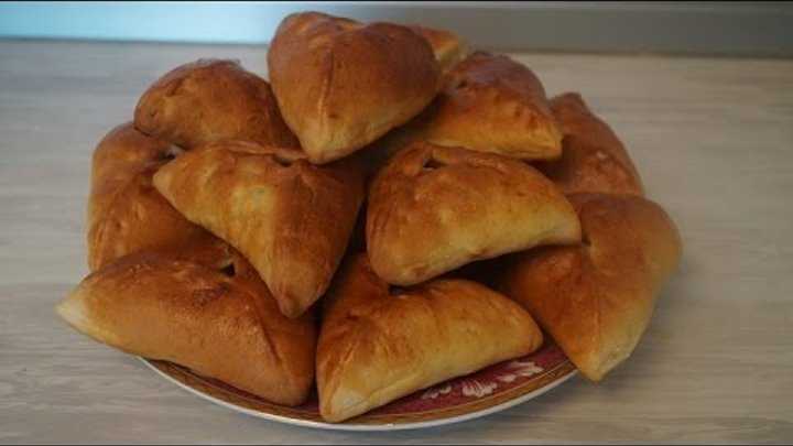 Треугольники с мясом и картошкой в духовке – пошаговые рецепты с фото