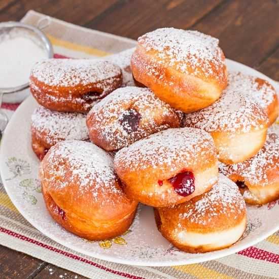 Пончики — классические пошаговые рецепты пышных и очень вкусных пончиков