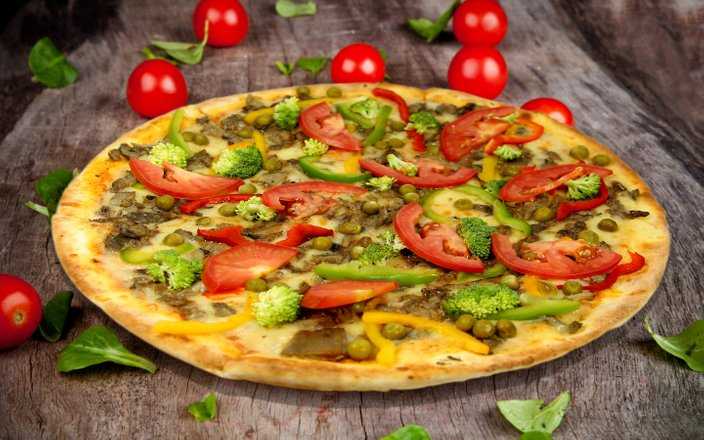 Пицца овощная в домашних условиях в духовке