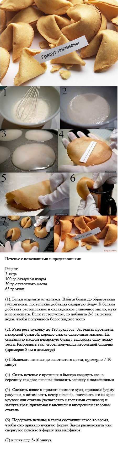 Печенье с пожеланием к новому году рецепт с фото пошагово и видео - 1000.menu