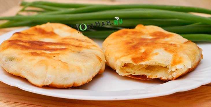 Пирожки с картошкой на кефире жареные рецепт с фото пошагово - 1000.menu