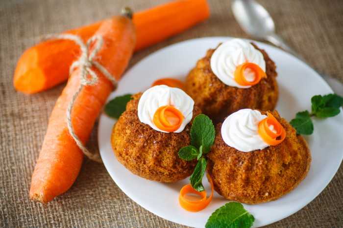 Морковный кекс пошаговый рецепт