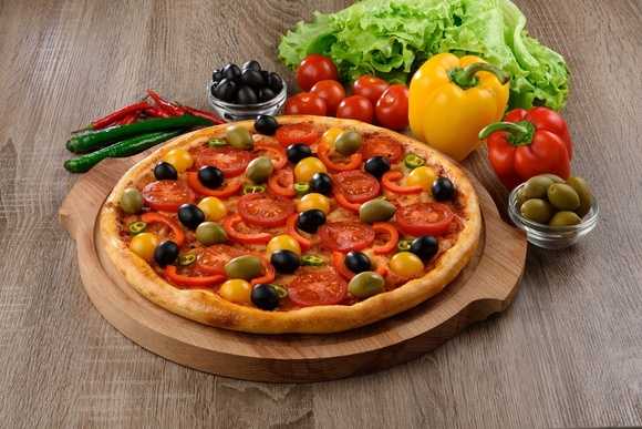 Пицца овощная - рецепт