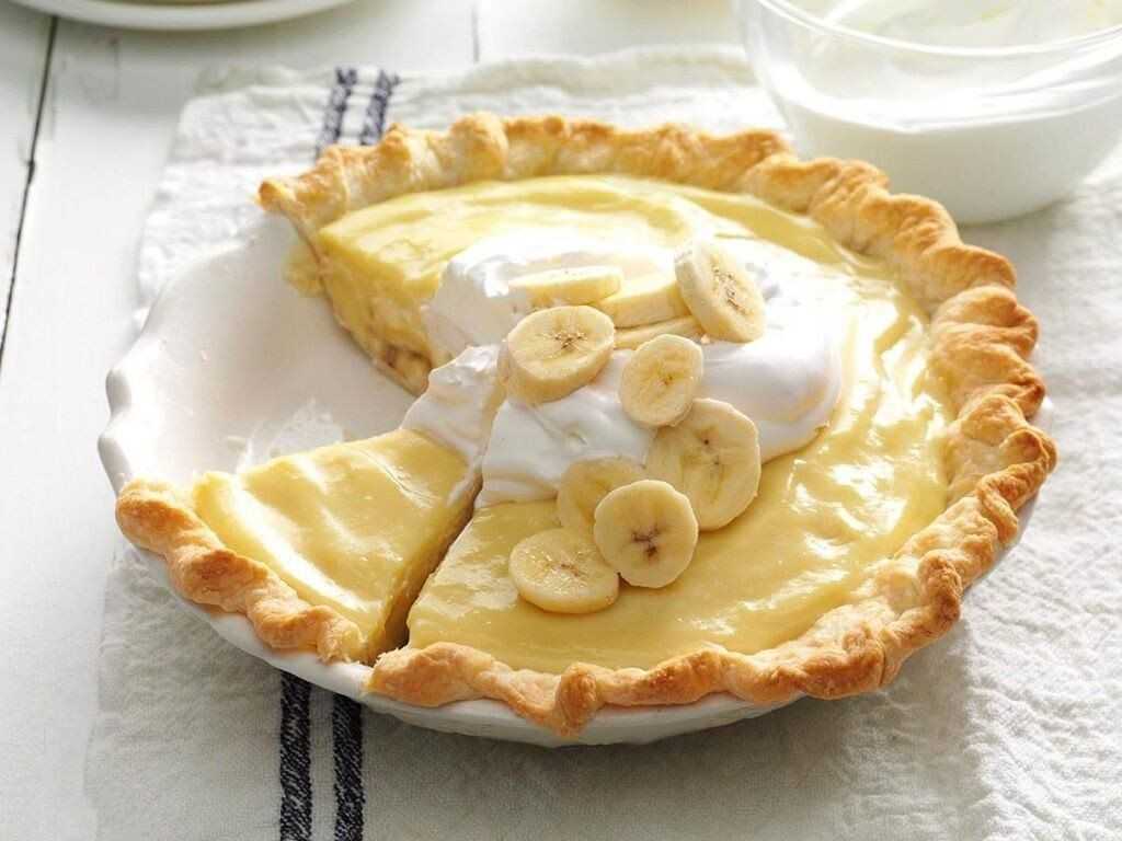 Карамельно банановый пирог рецепт