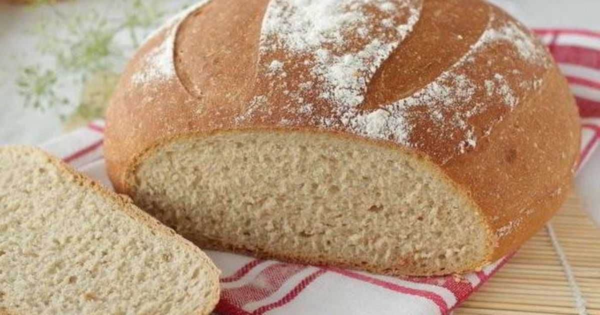 Домашний хлеб на кефире без дрожжей в духовке