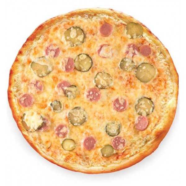 Пицца с колбасой и сыром  домашняя  98 домашних вкусных рецептов