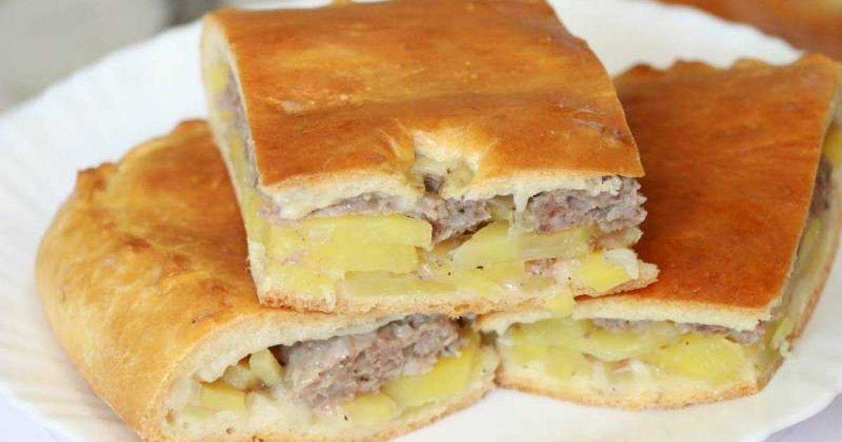 Пирожки с мясом и картошкой рецепт с фото пошагово - 1000.menu