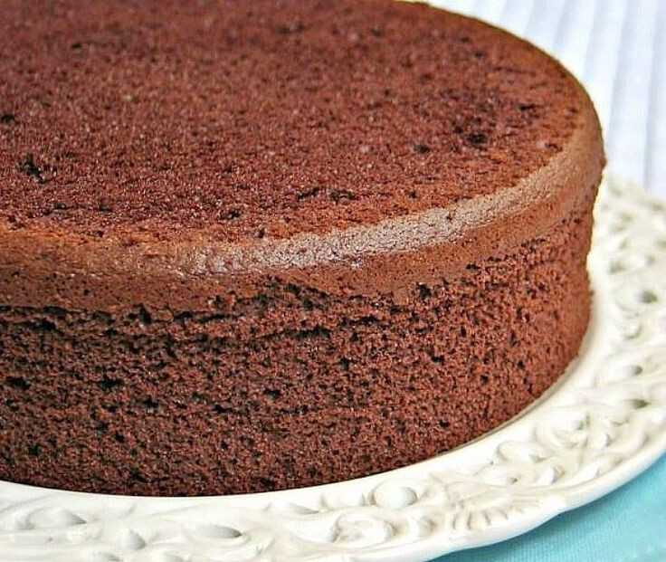 ️шоколадный бисквит для торта пышный и простой в духовке на кипятке, рецепт с фото пошагово