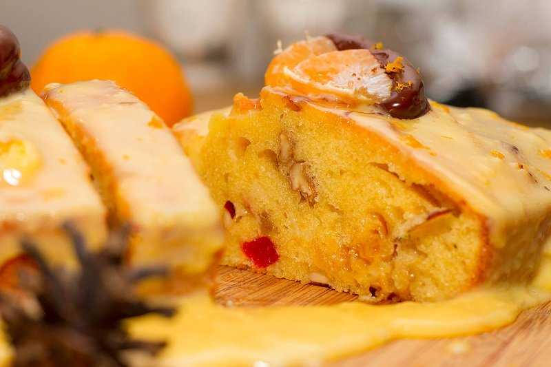 С мармеладом и кремом. рецепт зимнего пирога с мандаринами от лизы глинской