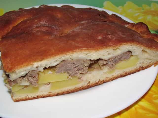 Картофельный пирог с фаршем. пошаговый рецепт с фото — ботаничка.ru