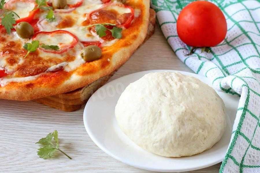 Тесто для пиццы которое хорошо поднимается рецепт с фото пошагово - 1000.menu