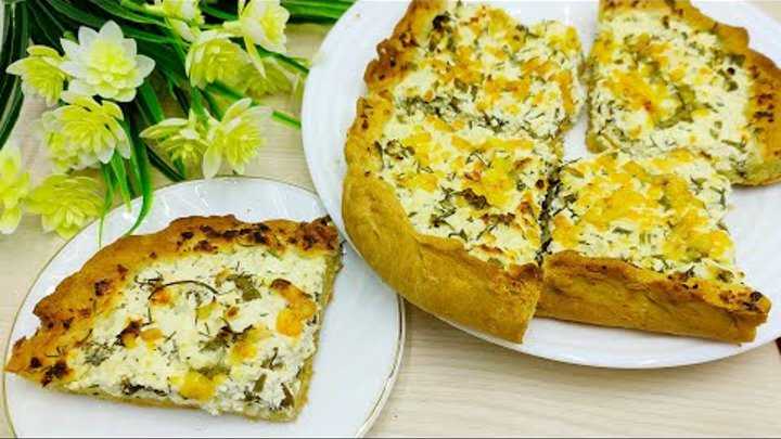 Творожный пирог с сыром - 13 пошаговых фото в рецепте