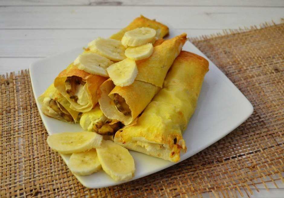 Лаваш с творогом и бананом в духовке рецепт с фото пошагово и видео - 1000.menu