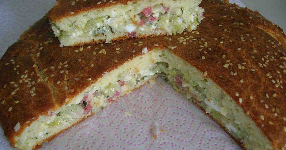 Ленивый пирог с капустой - 2 рецепта: на кефире и на сметане