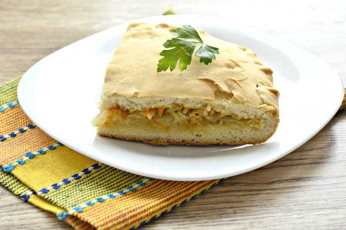 Постный пирог с капустой - 5 рецептов с добавлением картошки, грибов или овощей