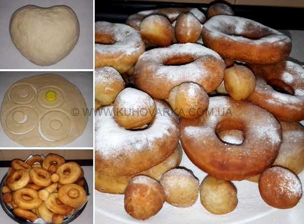 Пончики на сковороде на дрожжах домашние рецепт с фото пошагово и видео - 1000.menu
