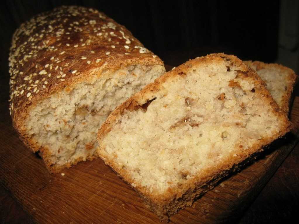 Хлеб с грецкими орехами в хлебопечке