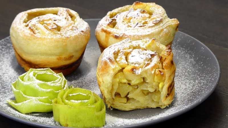 Булочки с яблоками – 7 вкусных, ароматных и красивых рецептов
